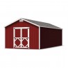 Little Cottage Co. Pre-Cut 12x24 Classic Gable Wood Shed Kit - (12x24 CGS-PC)