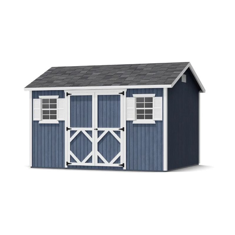 Little Cottage Co. Pre-Cut 10x12 Classic Workshop Wood Shed Kit - (10x12 CWS-PC)