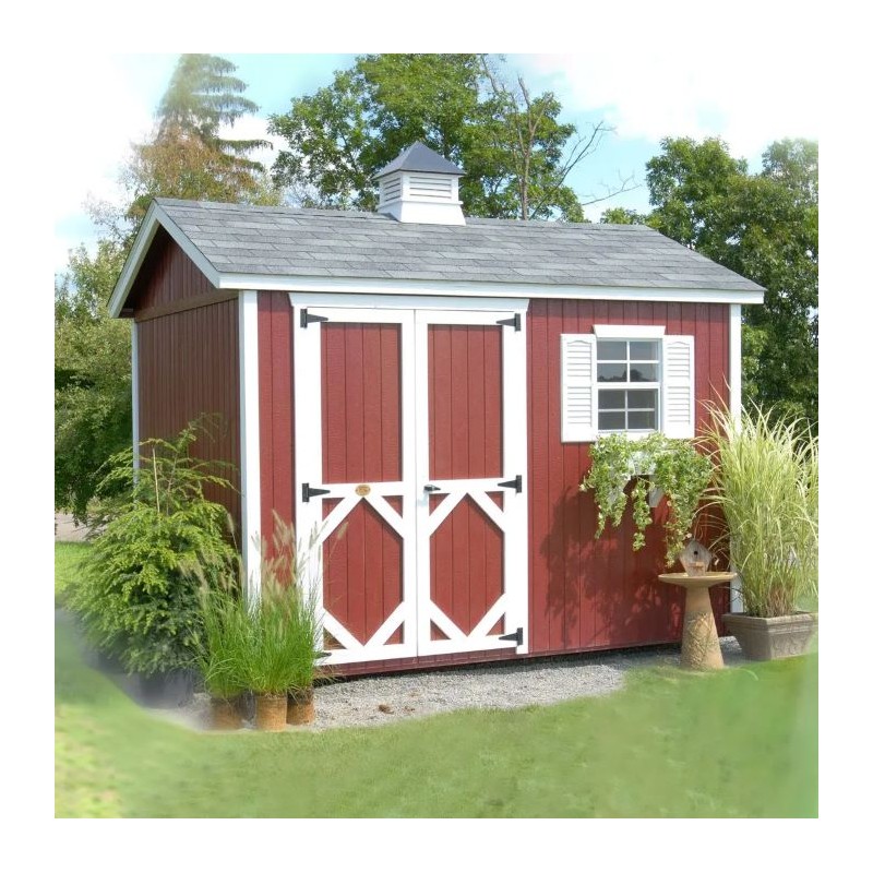 Little Cottage Co. Pre-Cut 10x12 Classic Workshop Wood Shed Kit - (10x12 CWS-PC)
