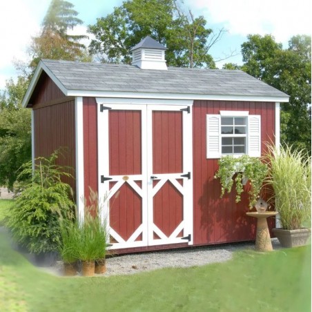 Little Cottage Co. Pre-Cut 10x12 Classic Workshop Wood Shed Kit - (10x12 CWS-PC)