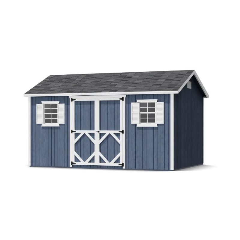Little Cottage Co. Pre-Cut 10x14 Classic Workshop Wood Shed Kit - (10x14 CWS-PC)