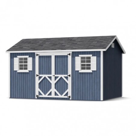Little Cottage Co. Pre-Cut 10x14 Classic Workshop Wood Shed Kit - (10x14 CWS-PC)