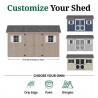 Little Cottage Co. Pre-Cut 10x14 Classic Workshop Wood Shed Kit - (10x14 CWS-PC)