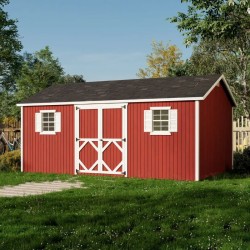 Little Cottage Co. Pre-Cut 12x18 Classic Workshop Wood Shed Kit - (12x18 CWS-PC)