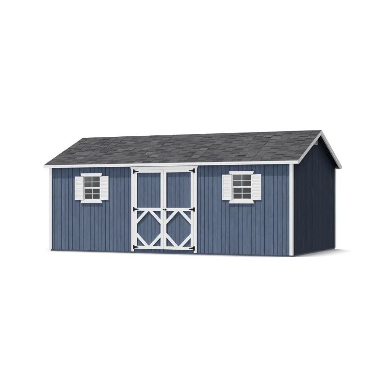 Little Cottage Co. Pre-Cut 12x20 Classic Workshop Wood Shed Kit - (12x20 CWS-PC)