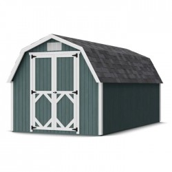 Little Cottage Co. 8x16 Classic Gambrel Barn Wood Shed Kit w/ 4' Sidewall - (8x16 CGB-4-PC)