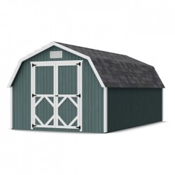 Little Cottage Co. 10x18 Classic Gambrel Barn Wood Shed Kit w/ 4' Sidewall - (10x18 CGB-4-PC)