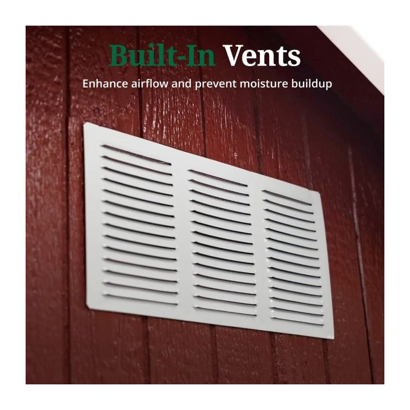 Little Cottage Co. 12x12 Classic Gambrel Barn Wood Shed Kit w/ 4' Sidewall - (12x12 CGB-4-PC)