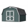 Little Cottage Co. 12x12 Classic Gambrel Barn Wood Shed Kit w/ 4' Sidewall - (12x12 CGB-4-PC)