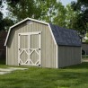 Little Cottage Co. 12x12 Classic Gambrel Barn Wood Shed Kit w/ 4' Sidewall - (12x12 CGB-4-PC)