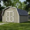 Little Cottage Co. 12x14 Classic Gambrel Barn Wood Shed Kit w/ 4' Sidewall - (12x14 CGB-4-PC)