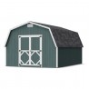 Little Cottage Co. 12x16 Classic Gambrel Barn Wood Shed Kit w/ 4' Sidewall - (12x16 CGB-4-PC)
