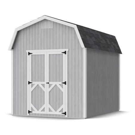 Little Cottage Co. 8x8 Classic Gambrel Barn Wood Shed Kit w/ 6' Sidewall - (8x8 CGB-6-PC) Little Cottage Co. 8x8 Classic Gambrel Barn Wood Shed Kit w/ 6' Sidewall - (8x8 CGB-6-PC)