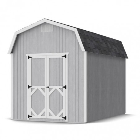 Little Cottage Co. 8x12 Classic Gambrel Barn Wood Shed Kit w/ 6' Sidewalls - (8x12 CGB-6-PC) Little Cottage Co. 8x12 Classic Gambrel Barn Wood Shed Kit w/ 6' Sidewalls - (8x12 CGB-6-PC)