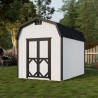Little Cottage Co. 8x12 Classic Gambrel Barn Wood Shed Kit w/ 6' Sidewalls - (8x12 CGB-6-PC) Little Cottage Co. 8x12 Classic Gambrel Barn Wood Shed Kit w/ 6' Sidewalls - (8x12 CGB-6-PC)