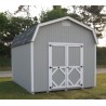 Little Cottage Co. 8x14 Classic Gambrel Barn Wood Shed Kit w/ 6' Sidewalls - (8x14 CGB-6-PC)