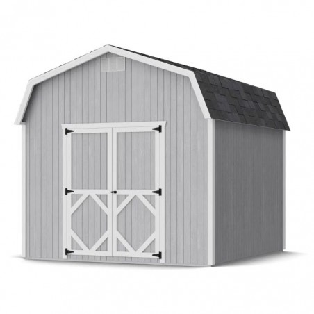 Little Cottage Co. 10x10 Classic Gambrel Barn Wood Shed Kit w/ 6' Sidewalls - (10x10 CGB-6-PC) Little Cottage Co. 10x10 Classic Gambrel Barn Wood Shed Kit w/ 6' Sidewalls - (10x10 CGB-6-PC)