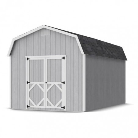 Little Cottage Co. 10x16 Classic Gambrel Barn Wood Shed Kit w/ 6' Sidewalls - (10x16 CGB-6-PC) Little Cottage Co. 10x16 Classic Gambrel Barn Wood Shed Kit w/ 6' Sidewalls - (10x16 CGB-6-PC)