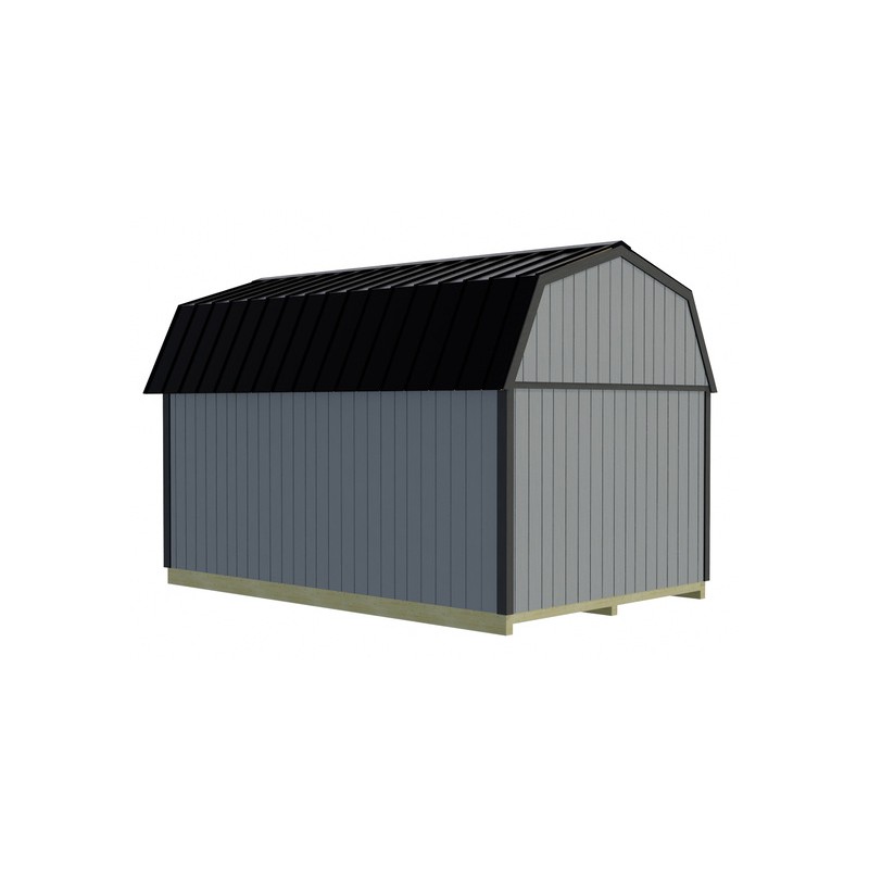 Best Barns Craftsman's Cove Standard 10x12 Wood Barn Kit w/ Doors Centered on Gable - (CCOVDG12)