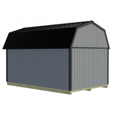 Best Barns Craftsman's Cove Standard 10x12 Wood Barn Kit w/ Doors Centered on Gable - (CCOVDG12)
