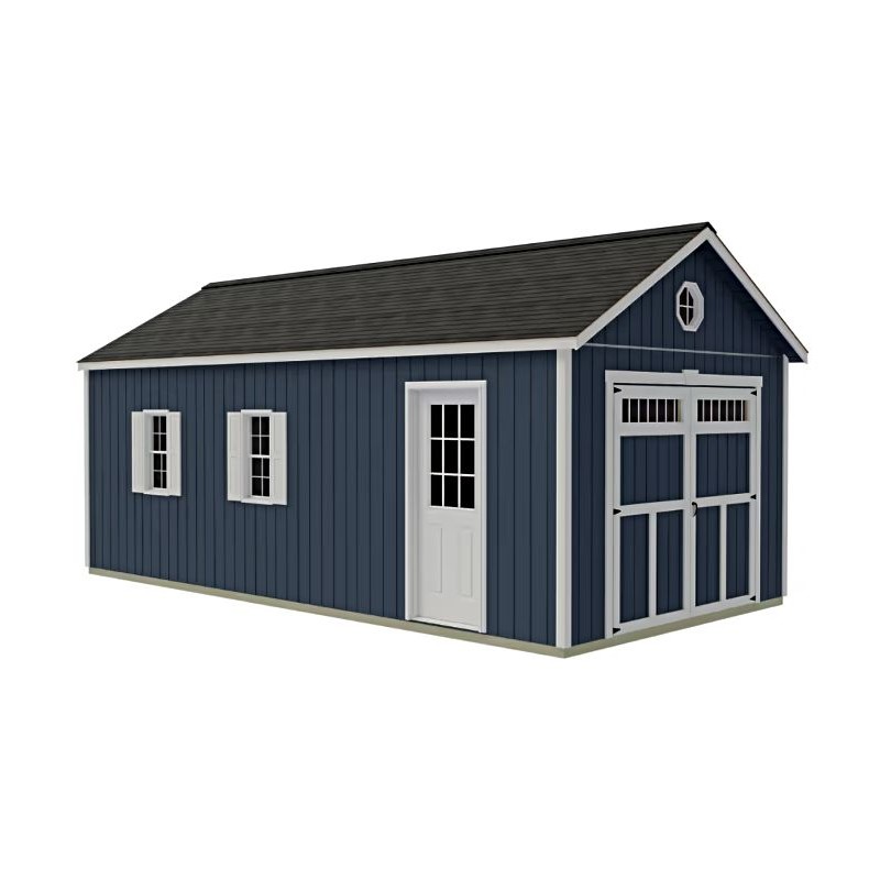 Best Barns Tailored Titan 12x20 Wood Garage Kit w/ Transom Doors - ( TTITTD20 )