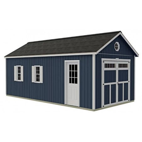 Best Barns Tailored Titan 12x20 Wood Garage Kit w/ Transom Doors - ( TTITTD20 )