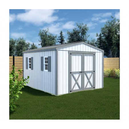 Best Barns Handmade Haven 10x12 Wood Shed Kit w/ Centered Gable Door (HHAVDG12)