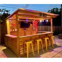 Storehouse 10x10 Wood Tavern & Storage Shed Combo – Installed (TTG1010)