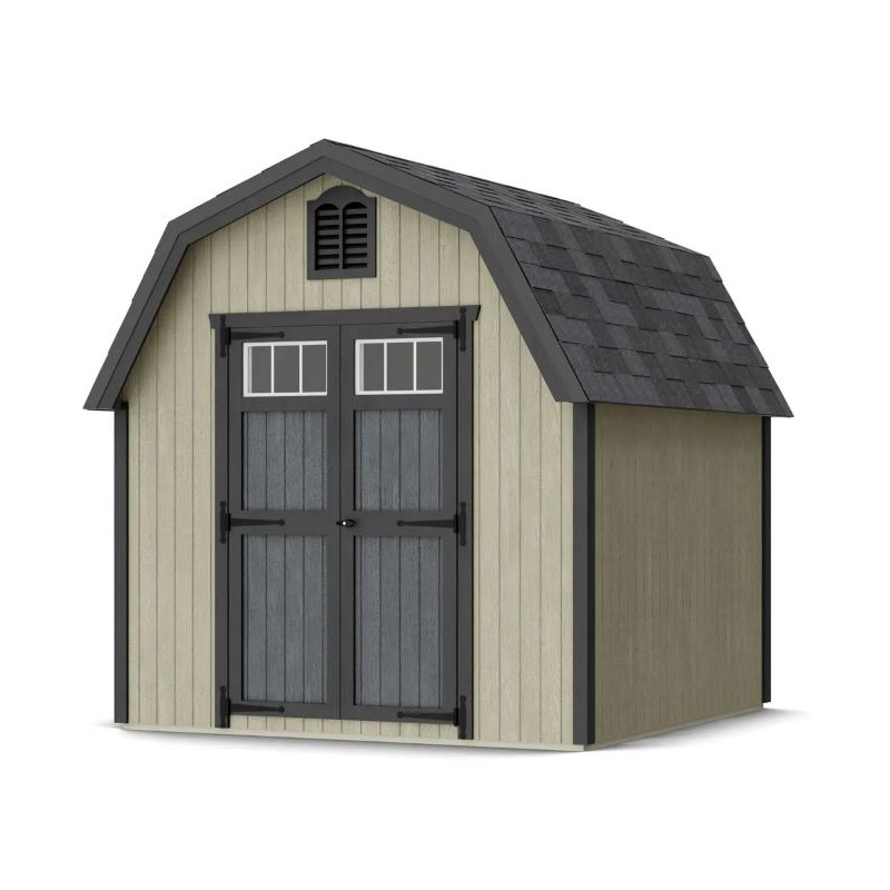 Little Cottage Co. 8x8 Colonial Greenfield Wood Barn Kit - (8x8 GCGS-PC)
