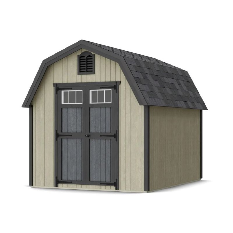 Little Cottage Co. 8x10 Colonial Greenfield Wood Barn Kit - (8x10 GCGS-PC)