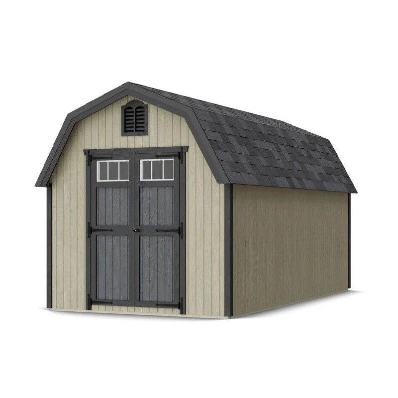 Little Cottage Co. 8x16 Colonial Greenfield Wood Barn Kit - (8x16 GCGS-PC)