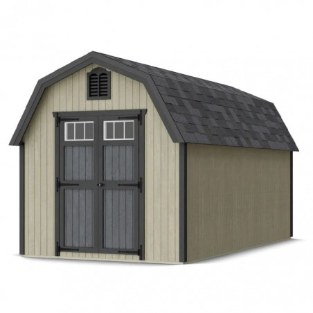 Little Cottage Co. 8x16 Colonial Greenfield Wood Barn Kit - (8x16 GCGS-PC)