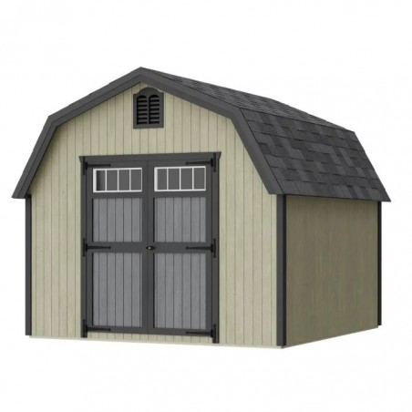 Little Cottage Co. 10x10 Colonial Greenfield Wood Barn Kit - (10x10 GCGS-PC)