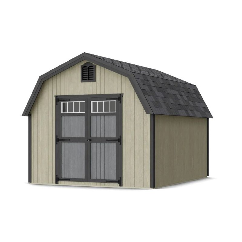 Little Cottage Co. 10x12 Colonial Greenfield Wood Barn Kit - (10x12 GCGS-PC)