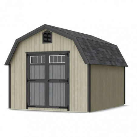 Little Cottage Co. 10x12 Colonial Greenfield Wood Barn Kit - (10x12 GCGS-PC)
