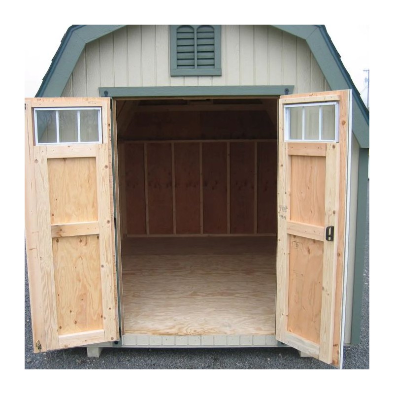 Little Cottage Co. 10x16 Colonial Greenfield Wood Barn Kit - (10x16 GCGS-PC)