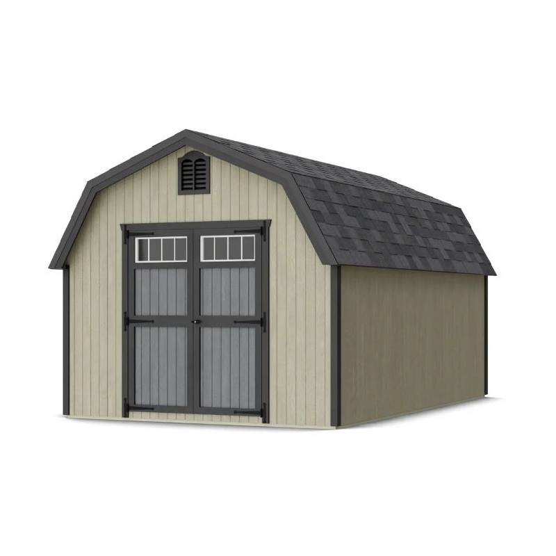 Little Cottage Co. 10x16 Colonial Greenfield Wood Barn Kit - (10x16 GCGS-PC)