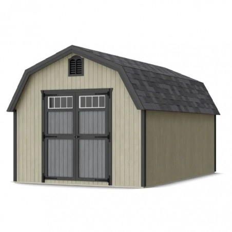 Little Cottage Co. 10x16 Colonial Greenfield Wood Barn Kit - (10x16 GCGS-PC)