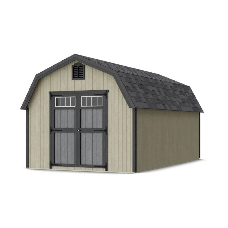 Little Cottage Co. 10x18 Colonial Greenfield Wood Barn Kit - (10x18 GCGS-PC)