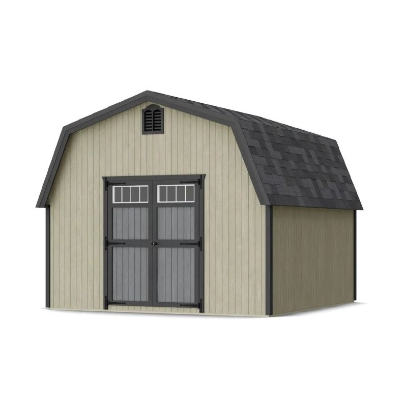 Little Cottage Co. 12x12 Colonial Greenfield Wood Barn Kit - (12x12 GCGS-PC)