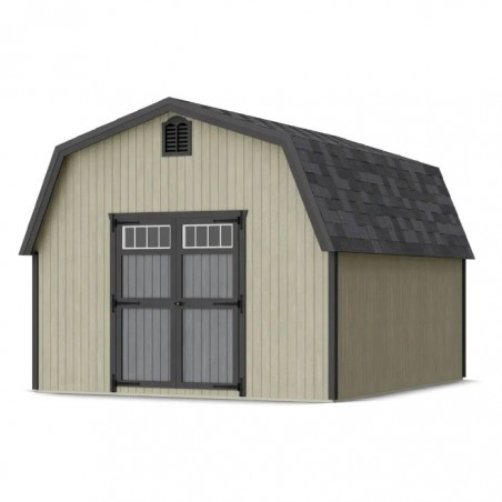 Little Cottage Co. 12x14 Colonial Greenfield Wood Barn Kit - (12x14 GCGS-PC)