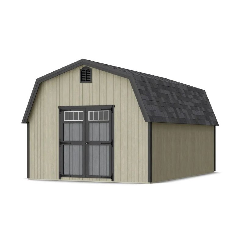 Little Cottage Co. 12x18 Colonial Greenfield Wood Barn Kit - (12x18 GCGS-PC)