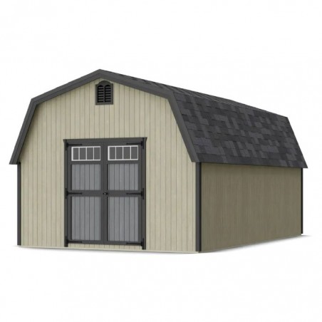 Little Cottage Co. 12x20 Colonial Greenfield Wood Barn Kit - (12x20 GCGS-PC)