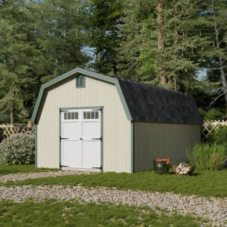 Little Cottage Co. 12x20 Colonial Greenfield Wood Barn Kit - (12x20 GCGS-PC)