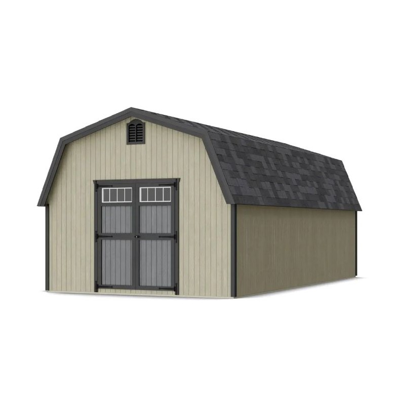 Little Cottage Co. 12x24 Colonial Greenfield Wood Barn Kit - (12x24 GCGS-PC)