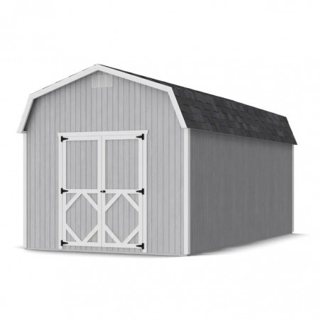 Little Cottage Co. 10x20 Classic Gambrel Barn Wood Shed Kit w/ 6' Sidewalls - (10x20 CGB-6-PC)