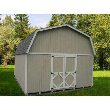 Little Cottage Co. 14x22 Classic Gambrel Large Barn Wood Shed Kit - (14x22 CGLB-PC)