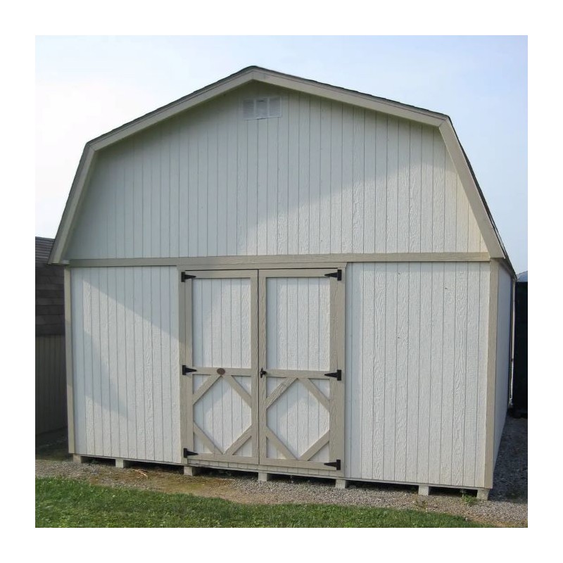 Little Cottage Co. 14x22 Classic Gambrel Large Barn Wood Shed Kit - (14x22 CGLB-PC)