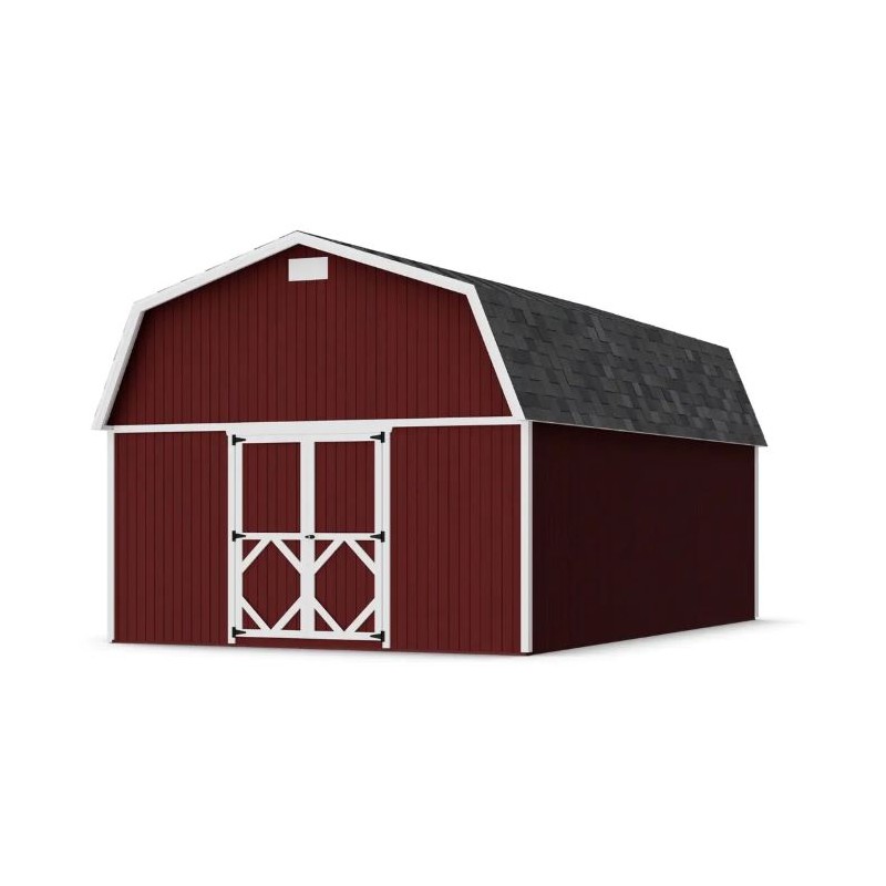 Little Cottage Co. 14x22 Classic Gambrel Large Barn Wood Shed Kit - (14x22 CGLB-PC)