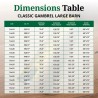 Little Cottage Co. 14x26 Classic Gambrel Large Barn Wood Shed Kit - (14x26 CGLB-PC)